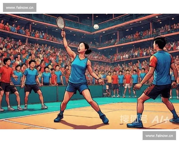 巅峰对决：女子羽毛球赛场上的速度与技巧较量 - 副本 (3)